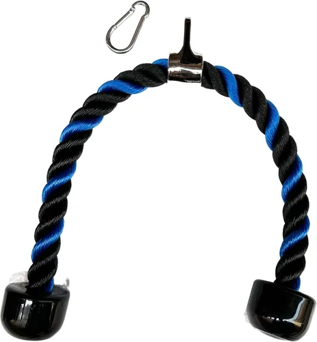 Miniatura 11 de Accesorios de cable de cuerda de tríceps pesados, accesorios de máquina de cable para gimnasio en casa, cuerda de tríceps de nailon para accesorios