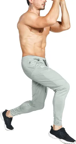 Miniatura 5 de BROKIG Mens Lightweight Gym Jogger Pants,Men's Workout Sweatpants with Zip Pocket