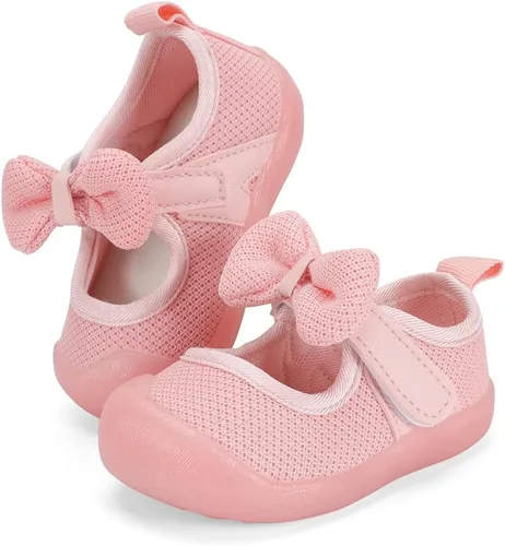 Miniatura 2 de Zapatos de bebé para niño y niña, zapatos de malla transpirable para caminar, suela de goma antideslizante, zapatos de cuna para primeros pasos