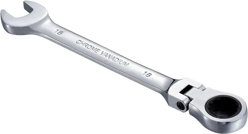 Miniatura 12 de KATUR Juego de llaves de trinquete de 0.748 in, llave combinada de trinquete flexible de acero al cromo vanadio (0.748 in)