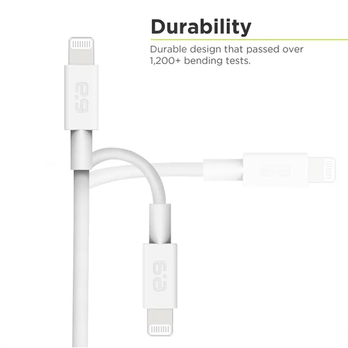Miniatura 2 de PureGear Cable USB C a Lightning, cable de sincronización de datos certificado MFi de Apple, compatible con entrega de energía y cargadores tipo C