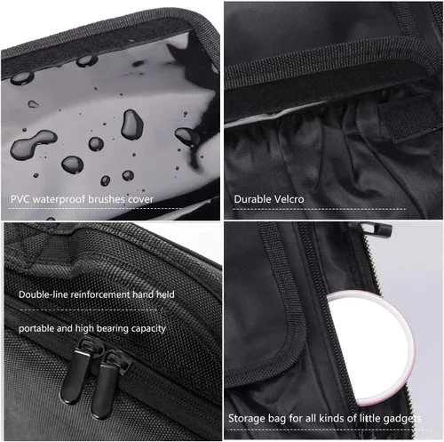 Miniatura 5 de Estuche de maquillaje de viaje, Negro