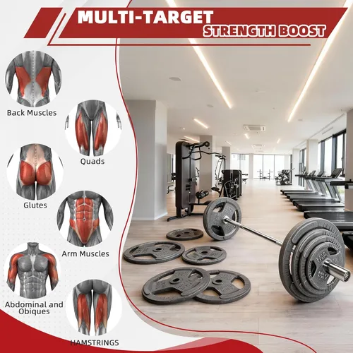 Miniatura 5 de Juego de pesas Signature Fitness de 2 pulgadas de hierro fundido