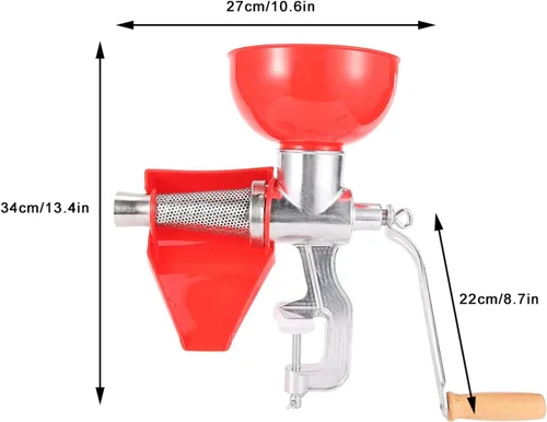Miniatura 7 de Exprimidor manual grueso de aleación de aluminio para fruta tomate limón naranja verduras herramienta de cocina