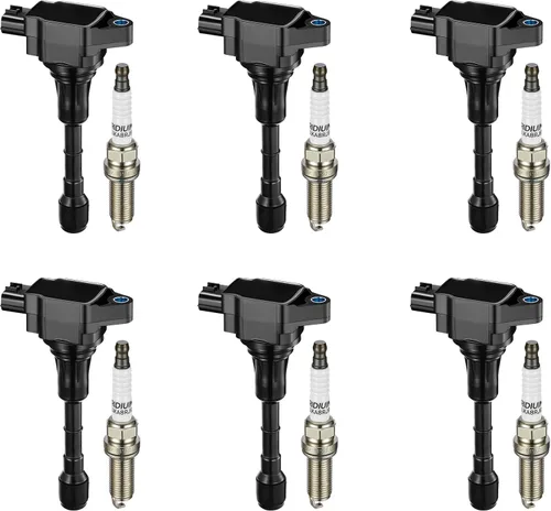 Miniatura 63 de BDFHYK Paquete de Bobina de Encendido UF350 y Bujías de Iridio 4505 Compatibles con Nissan 2002-2006 Altima 2002-2006 Sentra L4 2.5L Juego de 4