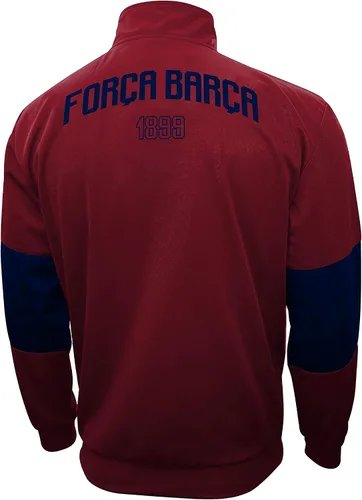 Miniatura 2 de Icon Sports Chaqueta deportiva de fútbol para hombre Oficial FC Barcelona Barca World Football Club Team Casual Full Zip Up Active Adult Training
