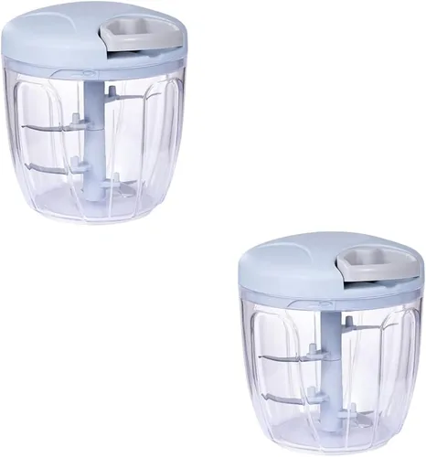 Miniatura 3 de Magik 1-2 piezas batidora de mano herramienta de cocina jalar alimentos vegetales picador procesador de rebanadora (33.8 fl oz/33.81 oz 1 paquete)
