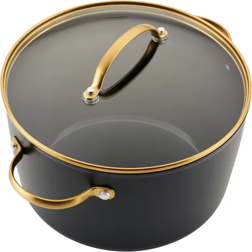 Miniatura 15 de Farberware - Juego de ollas y sartenes de cerámica antiadherente forjada para inducción con tapas y herramientas de cocina de cocina - Apto