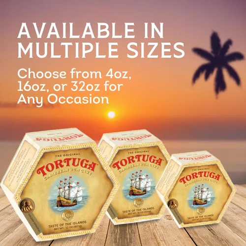 Miniatura 5 de TORTUGA Caribbean Classic Golden Original Ron Cake – 4 onzas – Caja de 60 – Regalo gourmet para cesta de regalo de alimentos, cesta de regalo