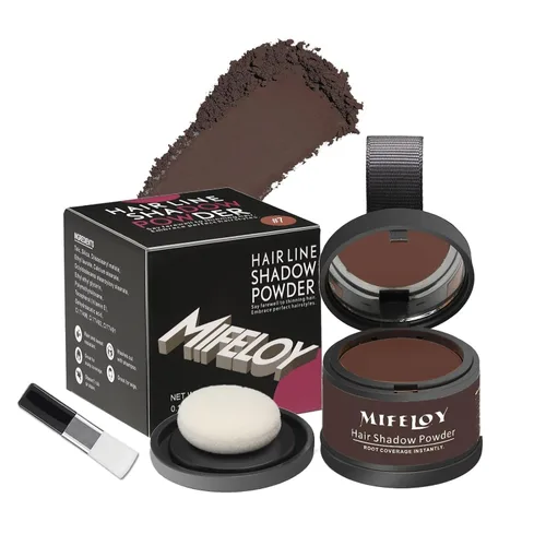 Miniatura 9 de Polvo de retoque de raíz, cobertura de cabello gris al instante, sombra de cobertura de raíces de color para mujeres para adelgazar la línea