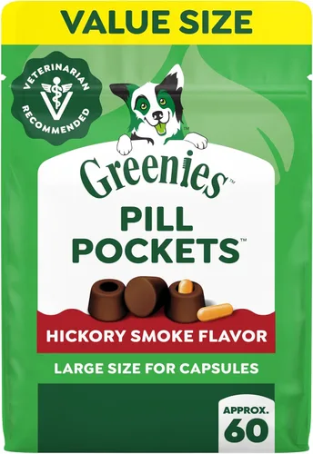 Miniatura 13 de Greenies Pill Pockets con dulces de mantequilla de maní real para perros, Mantequilla de cacahuate