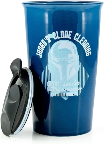 Miniatura 3 de Se7en20 Star Wars Jango Fett Taza de café Taza coleccionable de Star Wars de estilo retro Taza de cerámica con capacidad para 12 onzas