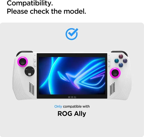 Miniatura 2 de Protector de pantalla de vidrio templado Spigen [GlasTR EZ FIT] diseñado para ASUS ROG Ally