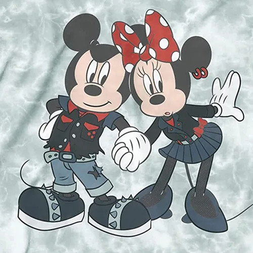 Miniatura 2 de Disney Camisa de moda de Mickey Mouse para mujer, ropa de Mickey y Minnie Mouse, camiseta de teñido anudado de Mickey Mouse