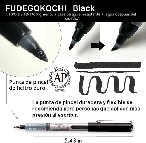 Miniatura 3 de Kuretake Zig Inktober - Juego de rotuladores para ilustración, dibujo de manga, letras y caligrafía, artista profesional, fabricado en Japón
