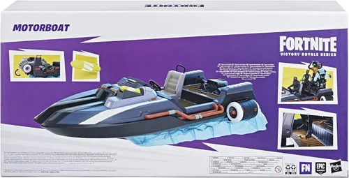 Miniatura 3 de FORTNITE Hasbro Victory Royale Series - Vehículo coleccionable de lujo de lancha motora Deluxe con accesorios, 19.6 pulgadas (49.8 cm)
