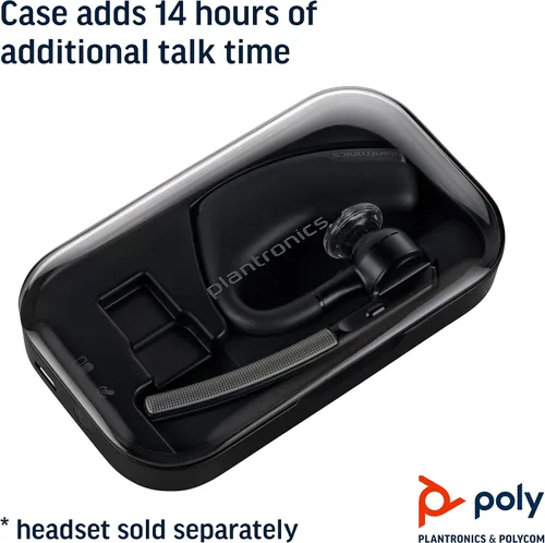 Miniatura 4 de Estuche para auricular Bluetooth Plantronics, Voyager Legend, color negro