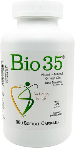 Miniatura 11 de Bio-35 - Multivitamínico diario de hierro sin gluten y soja, para hombres y mujeres, cápsulas blandas de alta potencia con minerales traza, vitamina
