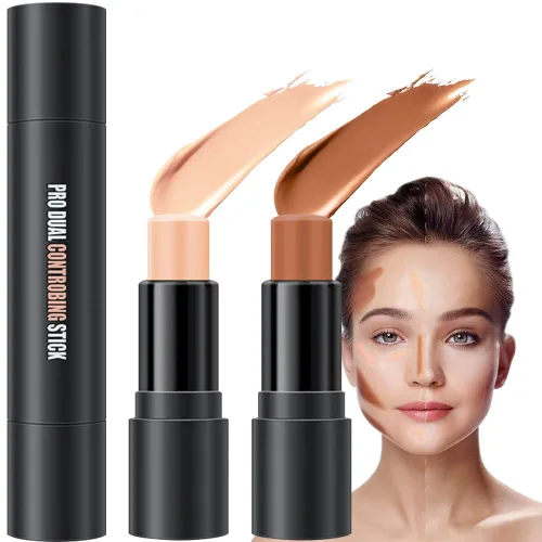 Miniatura 13 de evpct 2En1 Crema Barra de Contorno y Corrector para Maquillaje Facial Kit de Crema para Principiantes Crema de Contorno y Barra de Iluminación Barra