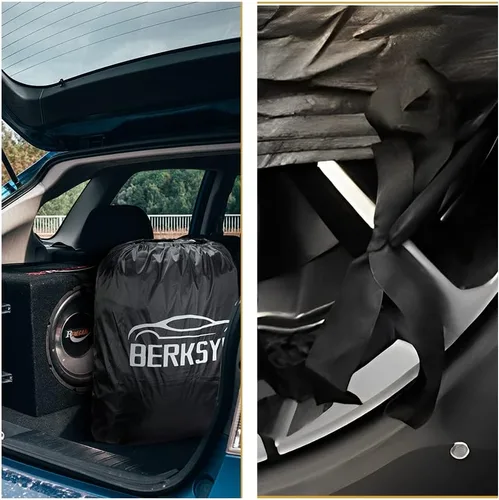 Miniatura 8 de Funda impermeable para automóvil compatible con Volkswagen New Beetle 1998-2024 para todo tipo de clima, 6 capas, cubierta completa para automóvil