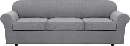 Miniatura 78 de H.VERSAILTEX - 3 fundas de sofá elásticas para 2 cojines de sofá. Fundas para muebles de sala de estar (funda base más 2 fundas de cojín de asiento)
