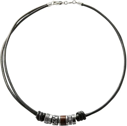 Miniatura 6 de Mans colgantesCollares Joyeria Fossil Steel 84068040