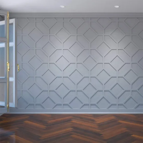 Miniatura 21 de Ekena Millwork WALW08X08X0375CAMAL Cameron Paneles de pared decorativos de 3/8 pulgadas en T, 12 1/4 pulgadas de ancho x 7 pulgadas de alto, aliso