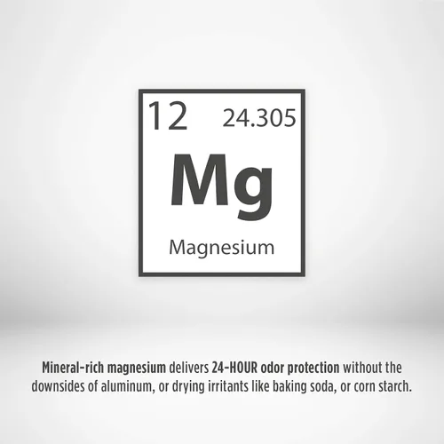 Miniatura 7 de Crystal Magnesium Solid Stick Desodorante natural, desodorante sin aluminio no irritante para hombres o mujeres, combate de forma segura y eficaz