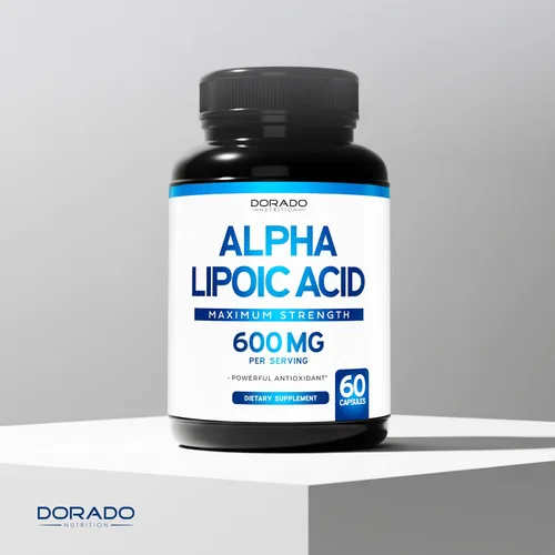 Miniatura 5 de Ácido alfa lipoico de 600 mg por porción, 60 cápsulas, potente antioxidante para neuropatía y salud cardiovascular (suplemento ALA) - Probado por