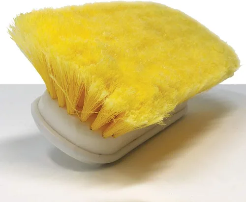 Miniatura 5 de Cepillo suave para cubierta de barco, cabezal de cepillo marino de alta resistencia, cerdas de 8 pulgadas con parachoques, mango de rosca de 3/4