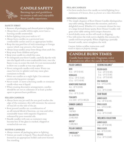 Miniatura 10 de Root Candles Velas perfumadas de cera de abeja Veriglass Premium, hechas a mano, mezcla de cera de abeja en panal, tamaño grande, vainilla francesa