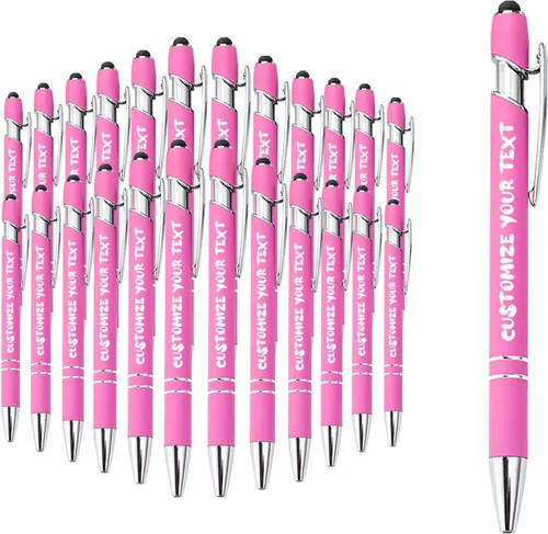 Miniatura 11 de AIFLM Bolígrafos personalizados con nombre a granel hasta 500 unidades de bolígrafos grabados gratis con tu nombre y texto para negocios