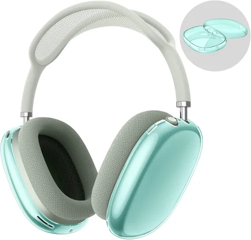 Miniatura 12 de FINTIE Funda para AirPods Max, Funda protectora de TPU suave transparente antiarañazos, Protector de accesorios de silicona transparente