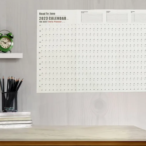 Miniatura 2 de Toddmomy Calendario de pared anual 2023, calendario de pared 2023, calendario anual de papel, calendario académico de pared, calendario diario