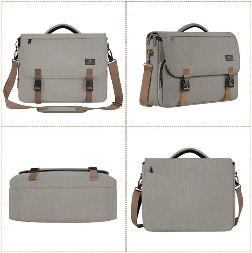 Miniatura 48 de MATEIN Bolsa tipo mensajero para hombres, mochila escolar para adolescentes, ligera de 17.3 pulgadas, maletín para laptop grande, bolsa cruzada
