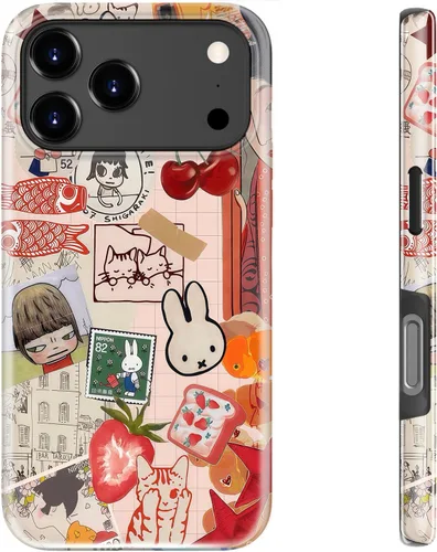 Miniatura 52 de bemal Funda para iPhone 12 Mini, estética, vintage, floreciente, peonía, concha, femenina, compatible con MagSafe, moderna, única, moderna, moderna