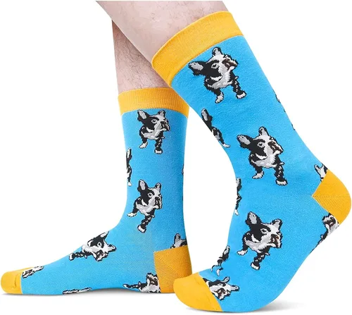 Miniatura 2 de SOCKFUN Regalos divertidos para gatos, regalos de Corgi para hombres y niños, calcetines de pato de cabra loca, calcetines de animales