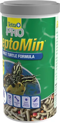 Miniatura 4 de Tetra TetraFauna PRO ReptoMin Pro Sticks Fórmula de tortuga para adultos, dieta diaria para tortugas acuáticas, 8.11 onzas