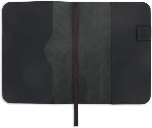 Miniatura 5 de Funda de cuero para diario A5, Funda de diario recargable para A5 grande y mediano, Funda de cuaderno de cuero hecha a mano, Diario encuadernado