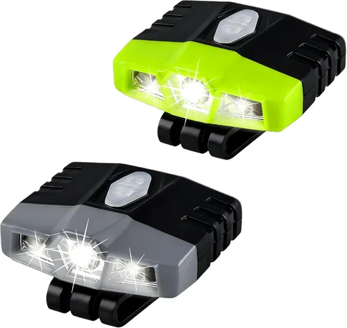 Miniatura 11 de LHOTSE Mini Luz LED Cree Ultra Brillante de Manos Libres con Clip para Gorra - Linterna de Sombrero Recargable Impermeable Luz Frontal Portátil