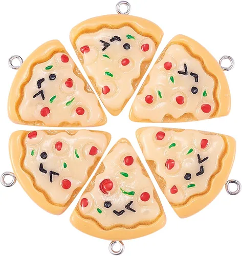 Miniatura 21 de Encantos de esmalte de postre de comida de caramelo piruleta, Metal
