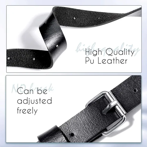 Miniatura 6 de Punk Waist Leather Chain Belt Harness Strappy Adjustable Body Accessories