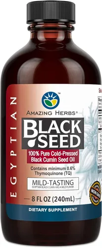 Miniatura 10 de Amazing Herbs cápsulas blandas Black Seed prensadas en frío, 90 cápsulas, 12008, 8, 1, 1