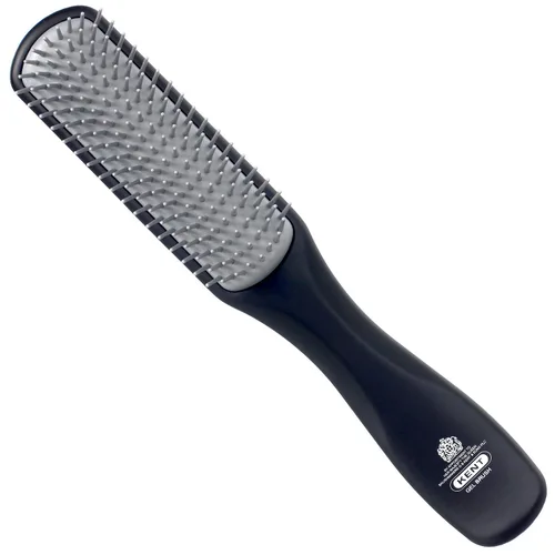 Kent KFM3 Cepillo para peinar con gel para hombres, cepillo de 9 filas con cerdas iónicas antiestáticas, desenredante y suavizante para cabello