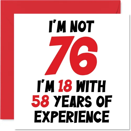 Miniatura 49 de Tarjeta de cumpleaños número 100 para mujeres y hombres, no 100, soy 18 con 82 años de experiencia, divertida tarjeta de felicitación de feliz