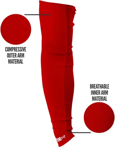 Miniatura 30 de Nxtrnd Air-TEK - Mangas de compresión para hombre, par de fútbol transpirable