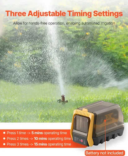 Miniatura 4 de VEVOR Bomba sumergible inalámbrica de transferencia de agua, 528 GPH, bomba de sumidero portátil con manguera de jardín G3/4 pulgadas, compatible