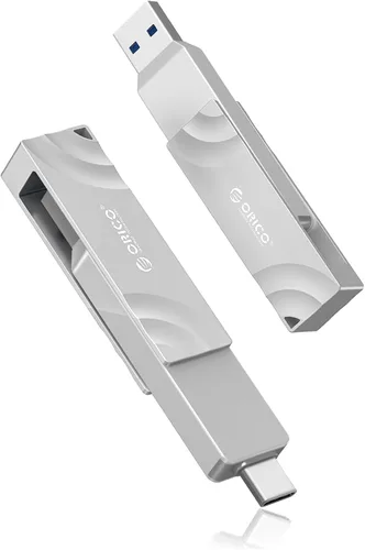 ORICO SSD externo de 1 TB velocidades de lectura/escritura de hasta 1050 MB/s de doble puerto USB 3.2 Gen 2 USB C Disco duro externo portátil con