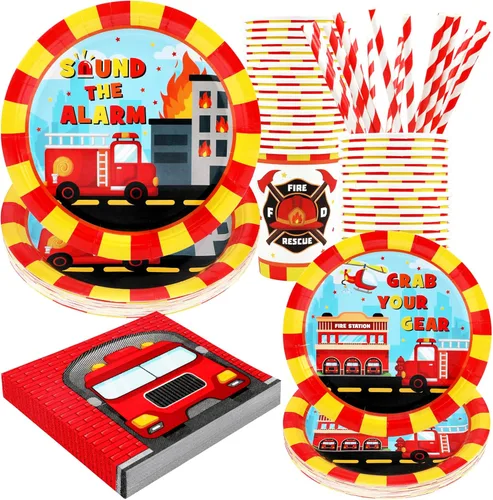 Miniatura 7 de Suministros de fiesta para Carnaval Decoraciones, juego de platos y servilletas de papel con temática de circo para cumpleaños con tazas y pajitas