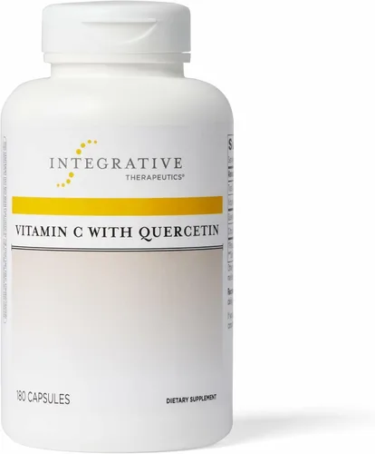 Integrative Therapeutics Vitamina C con quercetina - Suplemento de vitamina C para apoyo inmunológico* - Apoya la actividad antioxidante* - Vegano,